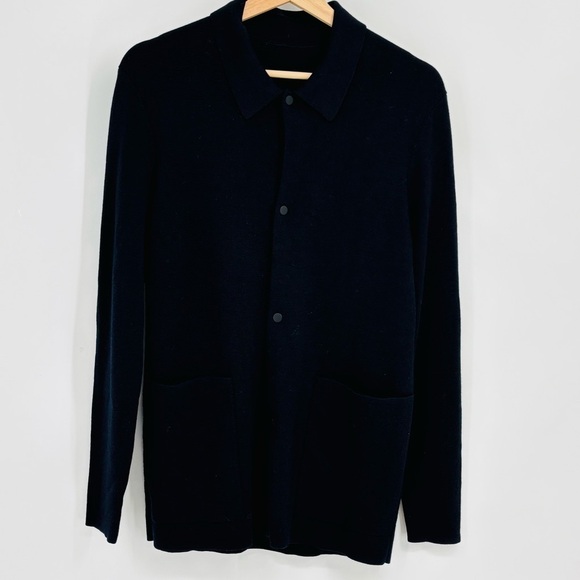 COS Jackets & Blazers - COS 100% Wool womens jacket cardigan snap front patch pockets collared